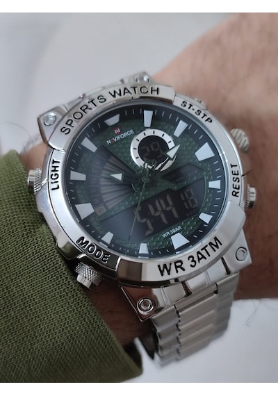 Naviforce Erkek Kol Saati Çift Kordonlu Dijital & Analog 2101