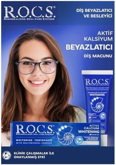 Aktif Kalsiyum Beyazlatıcı Diş Macunu 94g