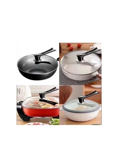 Home Dikey Tasarım Tencere Kapağı Kolu Çok Renkli