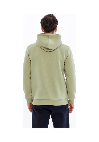 AR-MA Arma Erkek Kapüşonlu Sweatshirt Kanguru Cepli, 3 İplik Şardonlu, Regular Fit, %70 Pamuk %30 Polyester K30254628502 Yeşil