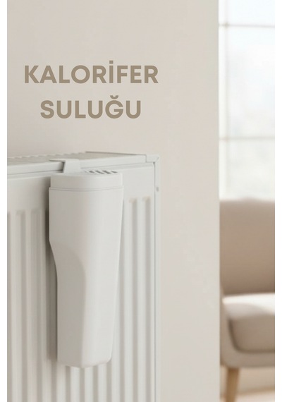 1 Adet Kapaklı Kalorifer Suluğu Nemlendirici Suluk Petek Suluğu Bej Tr Diğer