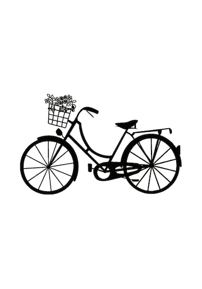 Bisiklet Oto Motor Laptop Duvar Folyo Sticker Tip 9 50x30 Cm