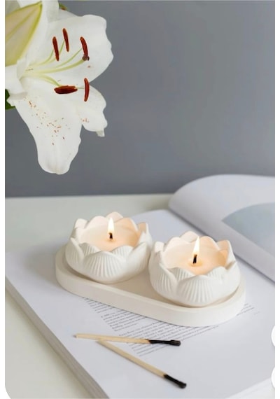 Bernami Biblo Pinterest 2 Li Yaşam Çiçeği Mumluk Ve Tasarım Tepsi