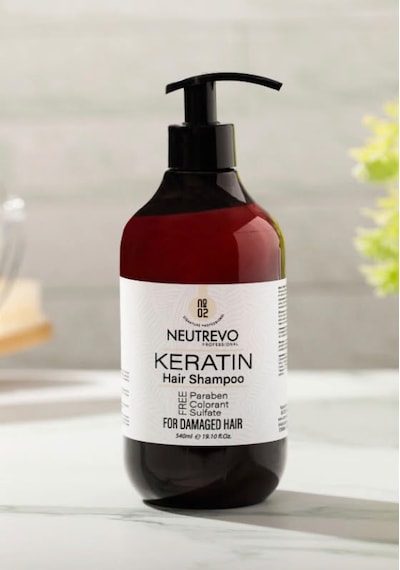 Neutrevo Professional No:2 Keratin Serisi Onarıcı Ve Güçlendirici Saç Bakım Şampuanı 540 Ml Tüm Saç Tipleri