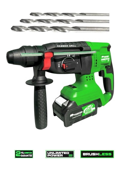 Schmıtzer 4lüset-y Pro 21v 40 Parça Şarjlı Akülü 3 Modlu Hilti Matkap Somun Sıkma Sökme Taşlama