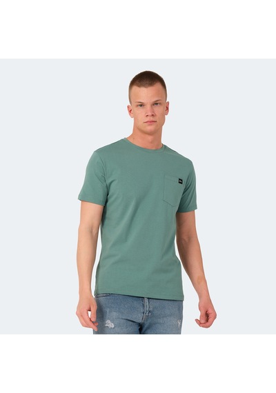 Slazenger VESELA Erkek Cepli Su Yeşili Tişört