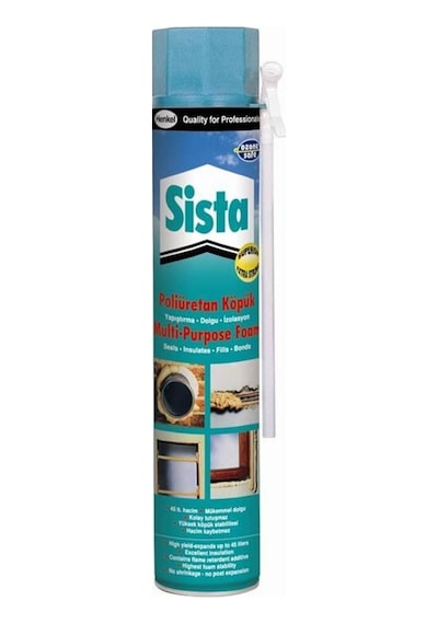 Ahşap Boyaları Ve Vernik Sista Poliüratan Montaj Köpüğü 750 Ml