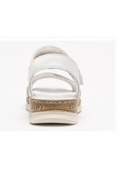 N Napa Shoe Np.2671.beyaz Deri Sandalet