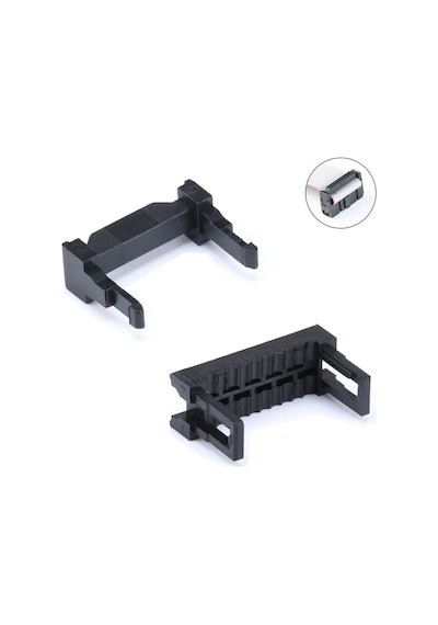 2x5 Pin Idc Konnektör 10 Pin Kablo Soketi 2.54mm 180 Derece Dişi Header Devre Pcb Bağlantı Parçası