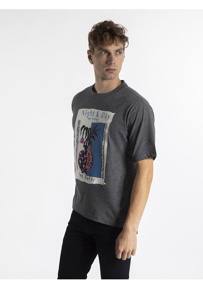 TED BAKER Erkek T'shirt  TBR6547 Gri