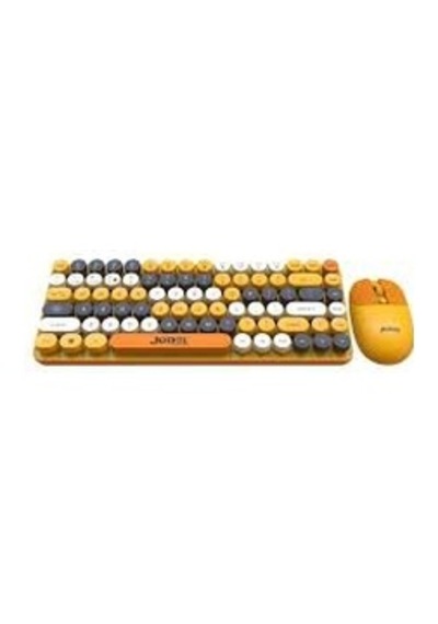 Jedel Ws682 Wireles Mini Klavye Mouse Combo 800-1200-1600 Dpı 1 Aa Battery 3 Million Times Switch Optik