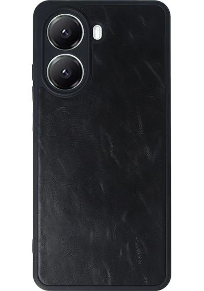 Ilkeshop Newface Xiaomi Poco X7 Pro Kılıf Aras Deri Kapak - Siyah Sıyah