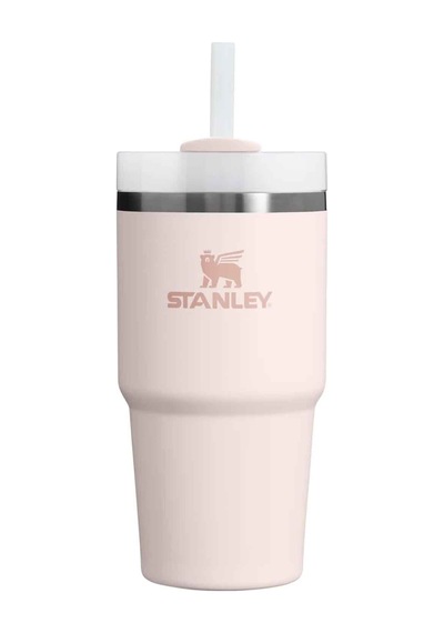 3 Adet Stanley Quencher H2.o Flowstate Tumbler Pipetli Termos Rose Quartz 0.6 Litre Çok Renkli