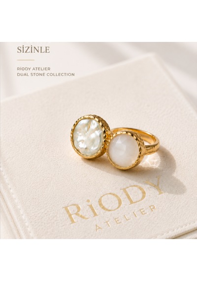 Riody Atelier No.02 Ayarlanabilir Gold Kadın Yüzük Sarı Altın