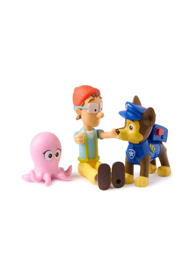 Paw Patrol 3 Lü Figür Seti 6072983 Chase Ve Cap'n Turbot Cicciobello