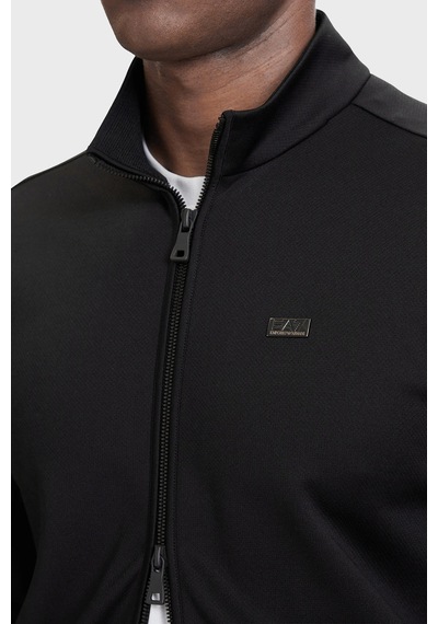 Ea7 Regular Fit Dik Yaka Fermuarlı Erkek Sweat Sweat 7m002098 Af27716 Uc001 Siyah