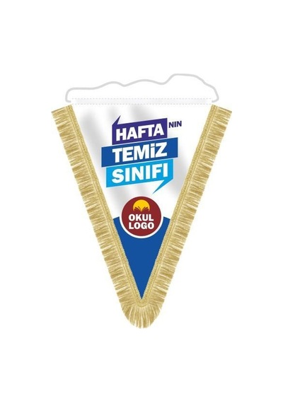 Haftanın Temiz Sınıfı Püsküllü Flama 25x35 cm