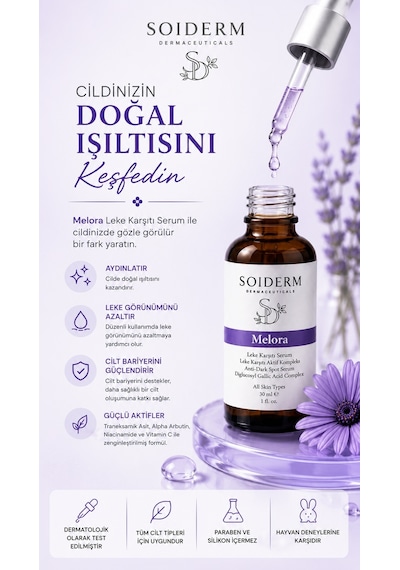 Soiderm Melora Leke Karşıtı Serum