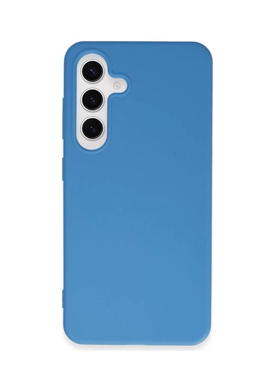 Newface Samsung Galaxy S24 Plus Kılıf First Silikon - Mavi