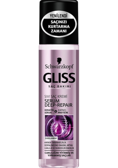Schwarzkopf Gliss Serum Deep Repair Sıvı Saç Bakım Kremi 200 ML