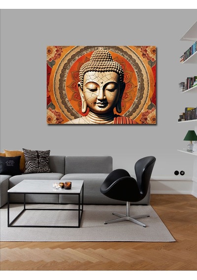 Kanvas Tablo Buda Ve Mandala Işığı