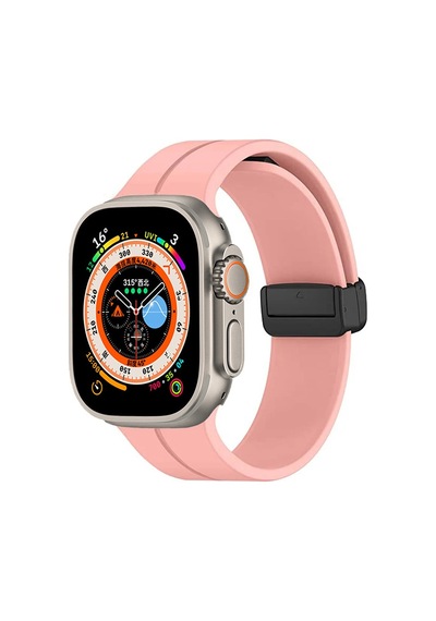 Apple Uyumlu  Watch  Ultra 49mm Zore Krd-84 Silikon Kordon