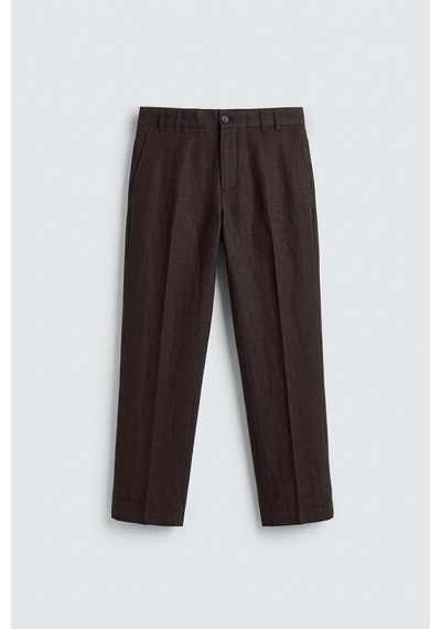 Antioch Lyocell Relaxed Fit Pileli Erkek Pantolon Koyu Kahve