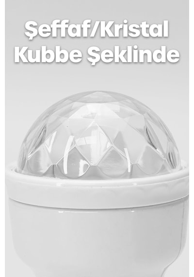 Rgb Hareketli Işık Gece Lambası Dome Tip On/off Tuşlu Koridor Uyuma Işığı Renkli Işık Beyaz Es621 Beyaz