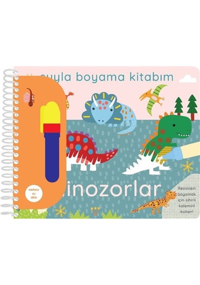 Suyla Boyama Kitabım / Dinozorlar