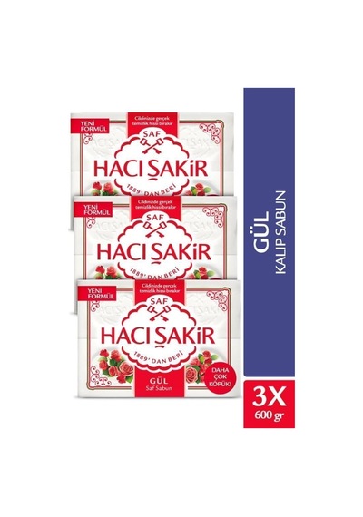 Gül Saf Kalıp Sabun 4x150 Gr X 3 Adet Diğer