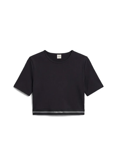 Calvin Klein Icon Sport Ss Tee Wı, Ub1 Siyah Kadın T-shirt