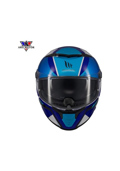Thunder 4 Sv Freeway A17 Parlak Kapalı Kask 1 Mavi
