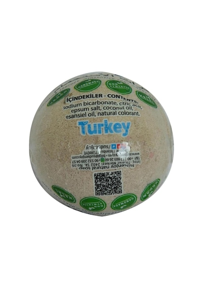 Lavantalı El Yapımı Banyo Bombası Banyo Topu Mor 90-120 Gr 285 ML
