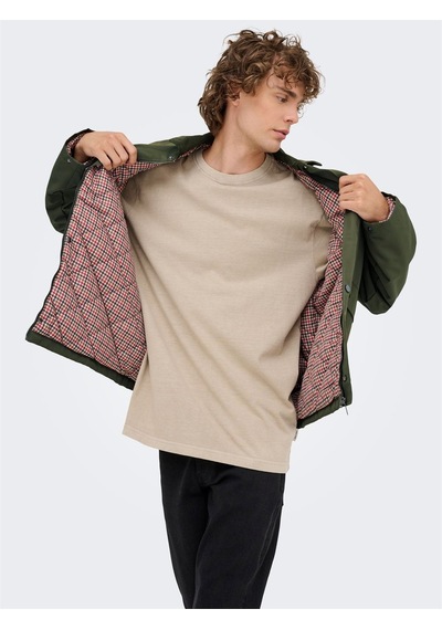 Only & Sons Onskosmo Padded Jacket Otw Vd Erkek Yeşil Ceket - 22034856