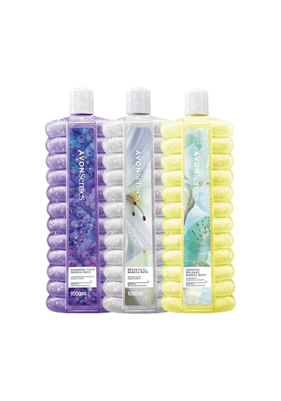Avon Lavanta Kokulu Banyo Köpüğü 1 L + Avon White Lily Zambak 1 L + Avon Yasemin Banyo Köpüğü 1 L