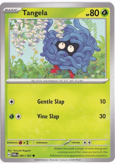 Tangela 001/167 - Twilight Masquerade - Pokemon Kartı Mint