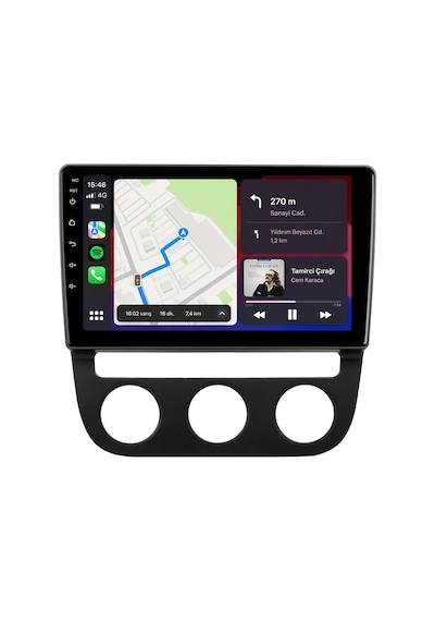 Volkswagen Golf 2004-2008 Android Multimedya Carplay Android Auto Navigasyon 8gb Ram 128gb Pro 10"