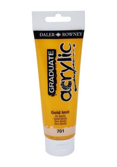 Daler Rowney Graduate Akrilik Boya 701 Gold 120 ML