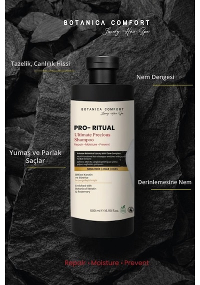 Pro Rıtual Precious Güçlü Onarım/derinlemsine Nem-provitamin B5 Şampuan 500 Ml
