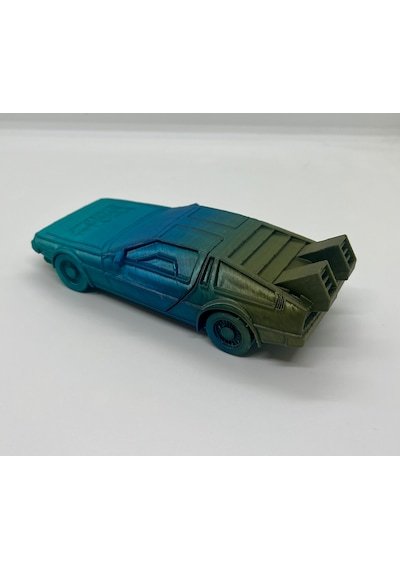 Delorean 3d Figür