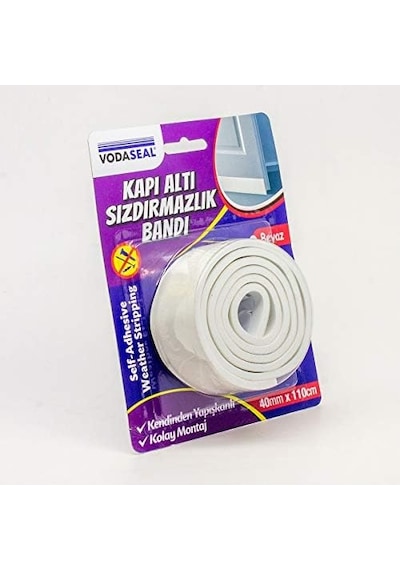 Kapı Altı Sızdırmazlık Bandı 40mmx110cm, Beyaz