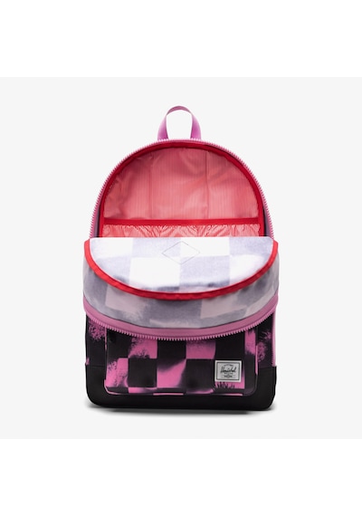 Herschel Heritage Checkered Çocuk Siyah/pembe Sırt Çantası 11576 Siyah