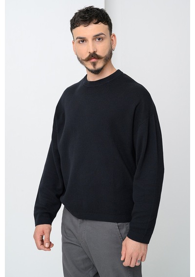 Jack & Jones Erkek Sweat 12283545 Siyah Siyah