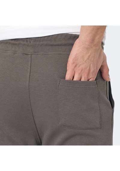 Slazenger BLAZEWAY Erkek Cepli Dar Paça Koyu Gri Eşofman Altı