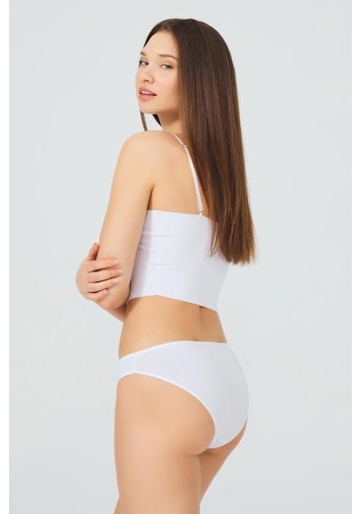 Cottonhill Basic Pamuklu Kadın Bikini Külot 7'li Paket Model1 Çok Renkli