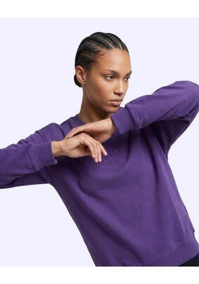 Kappa Milas Crewneck Kadın Dark Tone Comfort Sweatshirt
