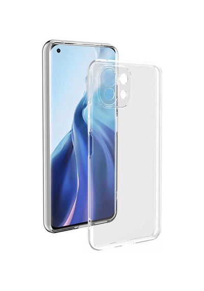 Rba Aksesuar Mi 11 Lite Kılıf Rba Kamera Korumalı Süper Silikon Kapak - Renksiz Çok Renkli