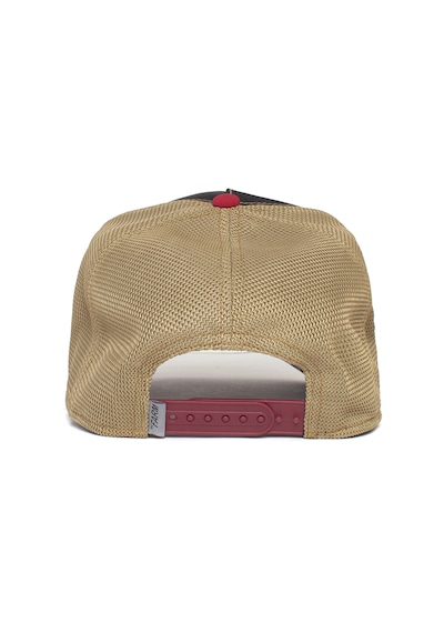 Goorin Bros. Carte Blanche Kaplan Figürlü Şapka 101-0755 Kırmızı - Siyah