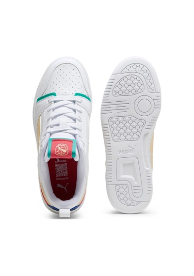 Puma Rebound V6 Lo Ready, Set, Better Genç Spor Ayakkabı Çok Renkli