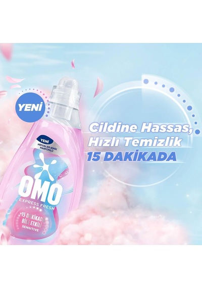 Express Fresh Sensitive Beyaz & Renkliler 37 Yıkama, Sıvı Çamaşır Deterjan